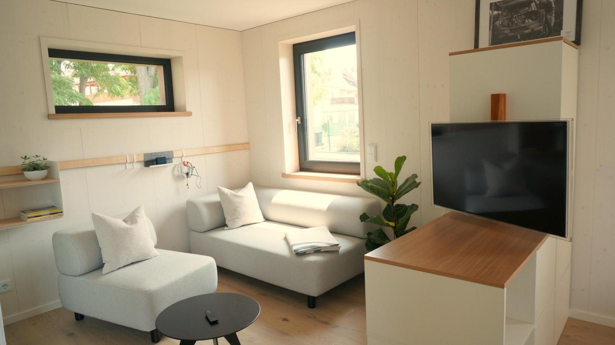 Tiny Design-Modulhaus Mit 33 M² Villa Grimma Buitenkant foto